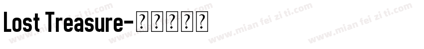 Lost Treasure字体转换